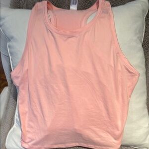 Yogalicious Orange Sleeveless Relaxed Tank Top